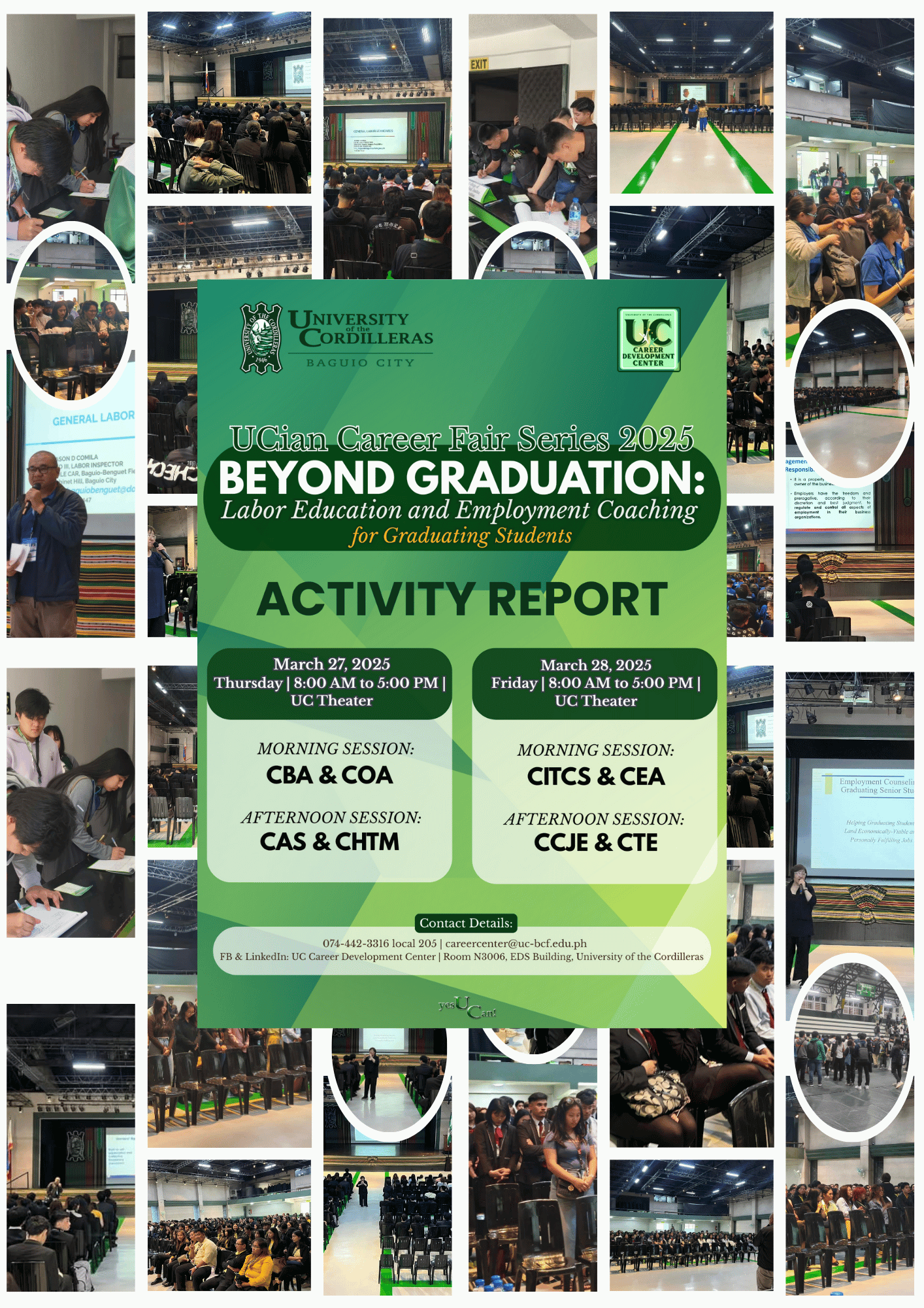 UCian Career Fair Series 2025 Equips Graduating Students for Life Beyond Graduation In Partnership with DOLE-CAR and PESO-Baguio 