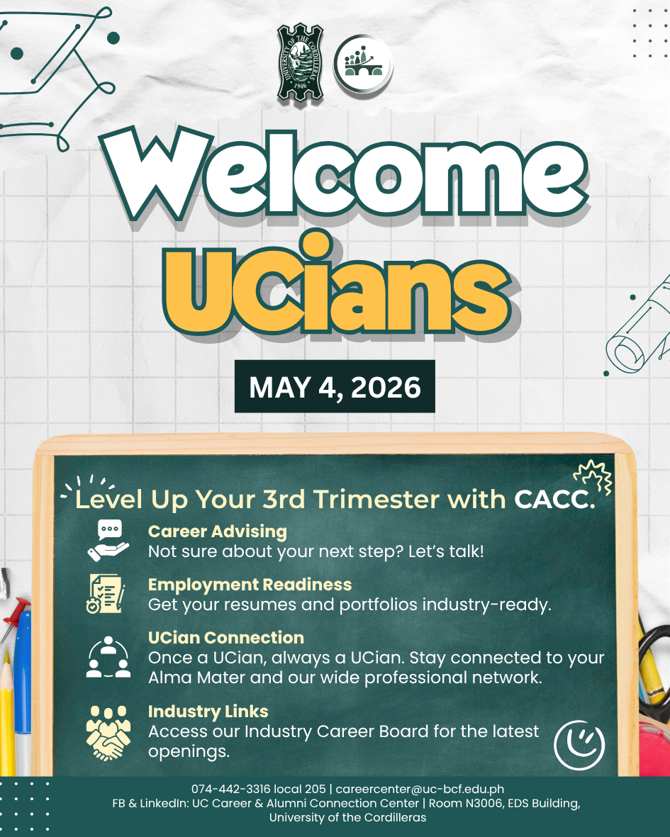 Welcome UCians 3rd Trimester School Year 2025-2026